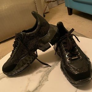 Jimmy Choo Glitter Sneakers